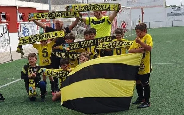 El Benjamí ‘A’ del CE Altafulla es proclama campió de lliga i nou equip de Primera Divisió