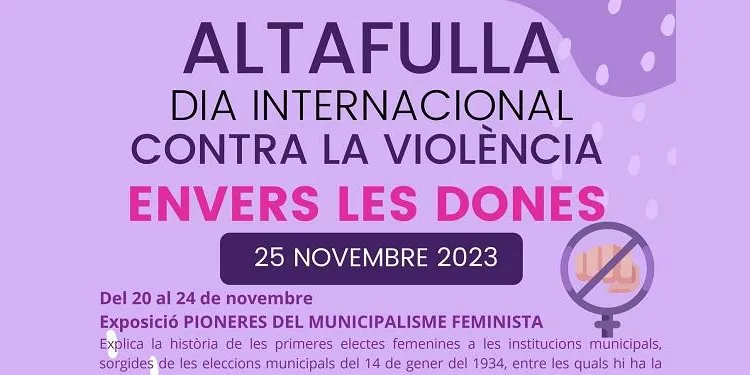 Aquest divendres Altafulla commemora el 25N