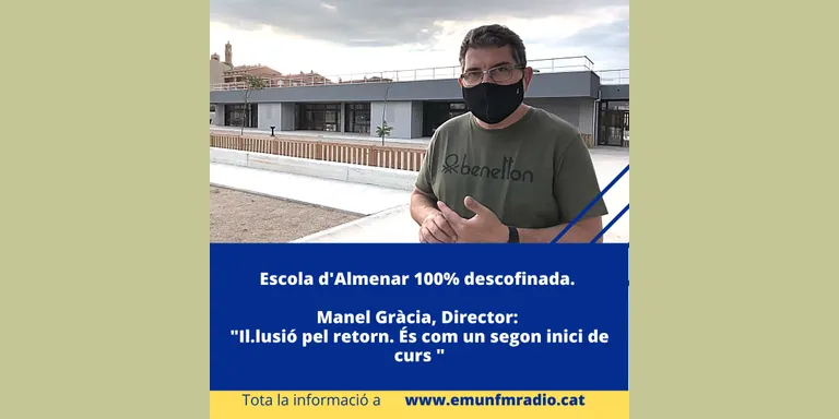 L'Escola d'Almenar recupera la normalitat