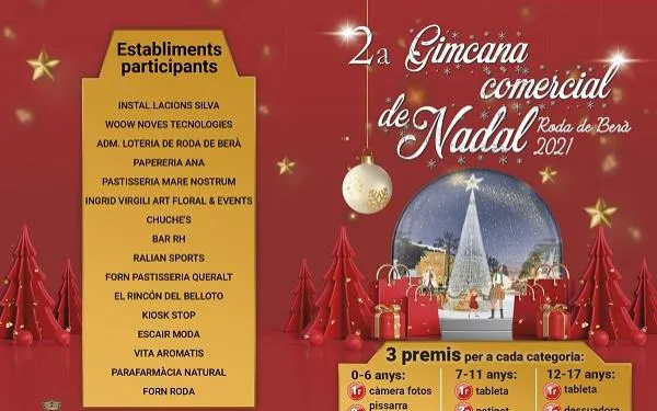 En marxa la segona gimcana comercial de Nadal a Roda de Berà