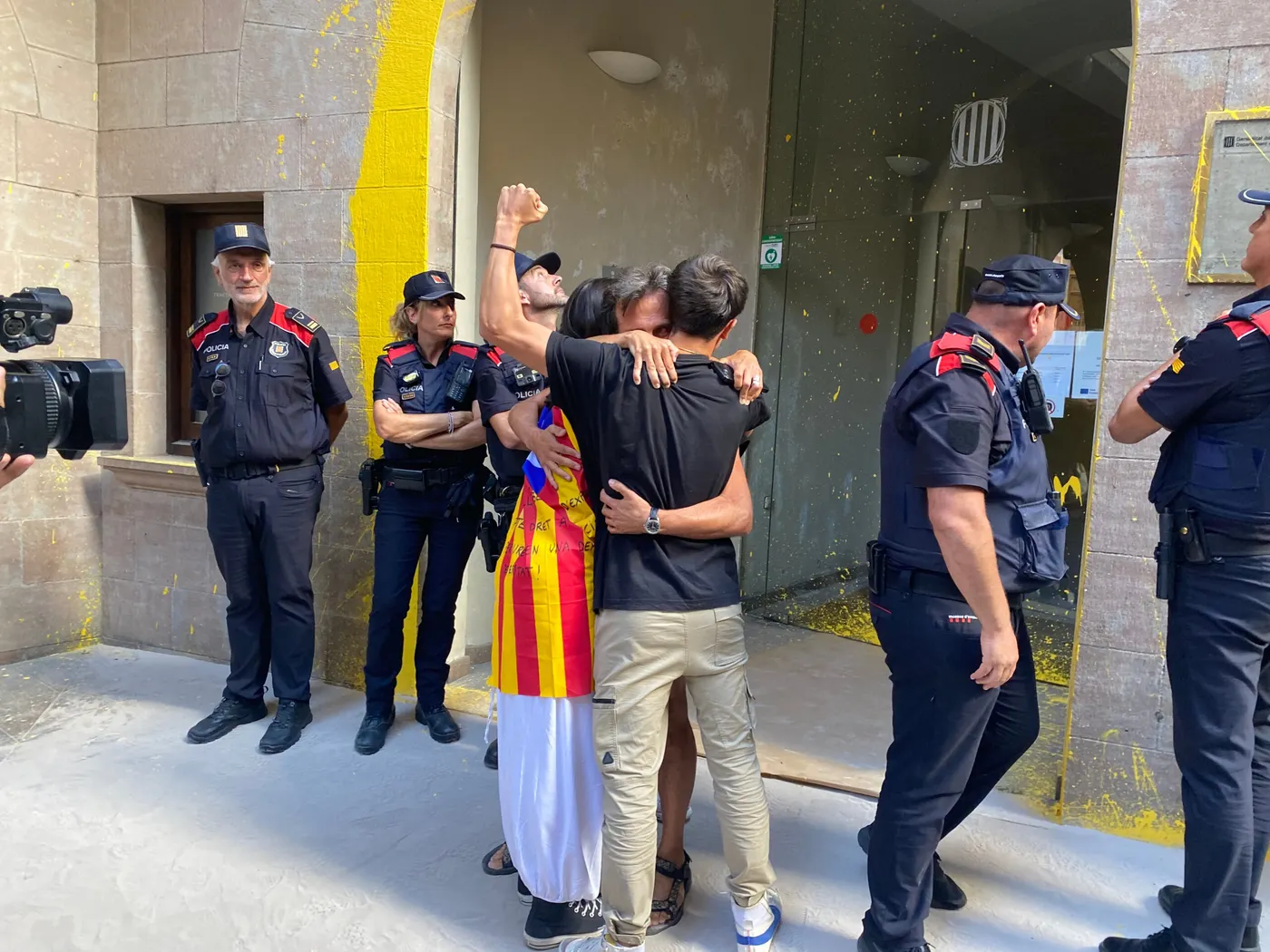 <strong>L'Audiència Nacional investiga si els CDR estaven darrera l'intent de boicot de la Vuelta al seu pas pel Solsonès</strong>