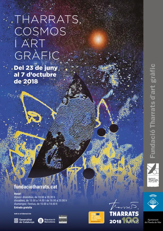 El Cosmos i l'Univers, protagonistes de la nova exposició amb motiu del Centenari Tharrats