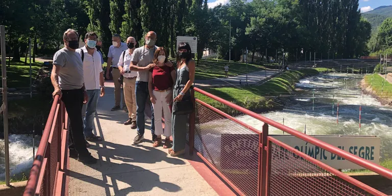 Raül Romeva visita la Seu d'Urgell per conèixer els principals actius de la ciutat