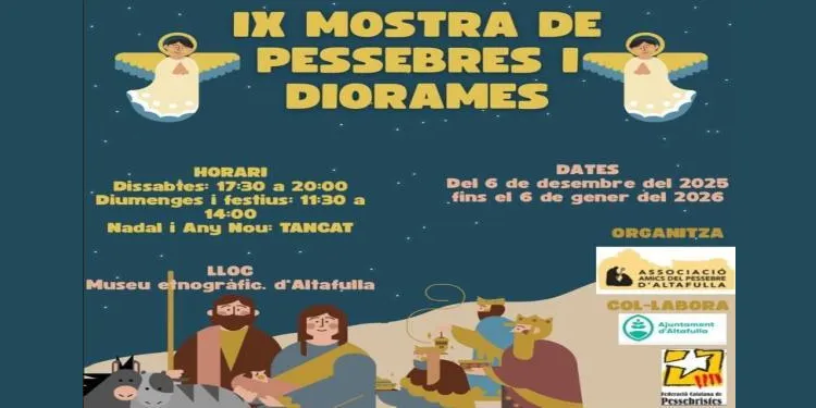 Els millors dies per anar a visitar la IX Mostra de Pessebres i Diorames d’Altafulla