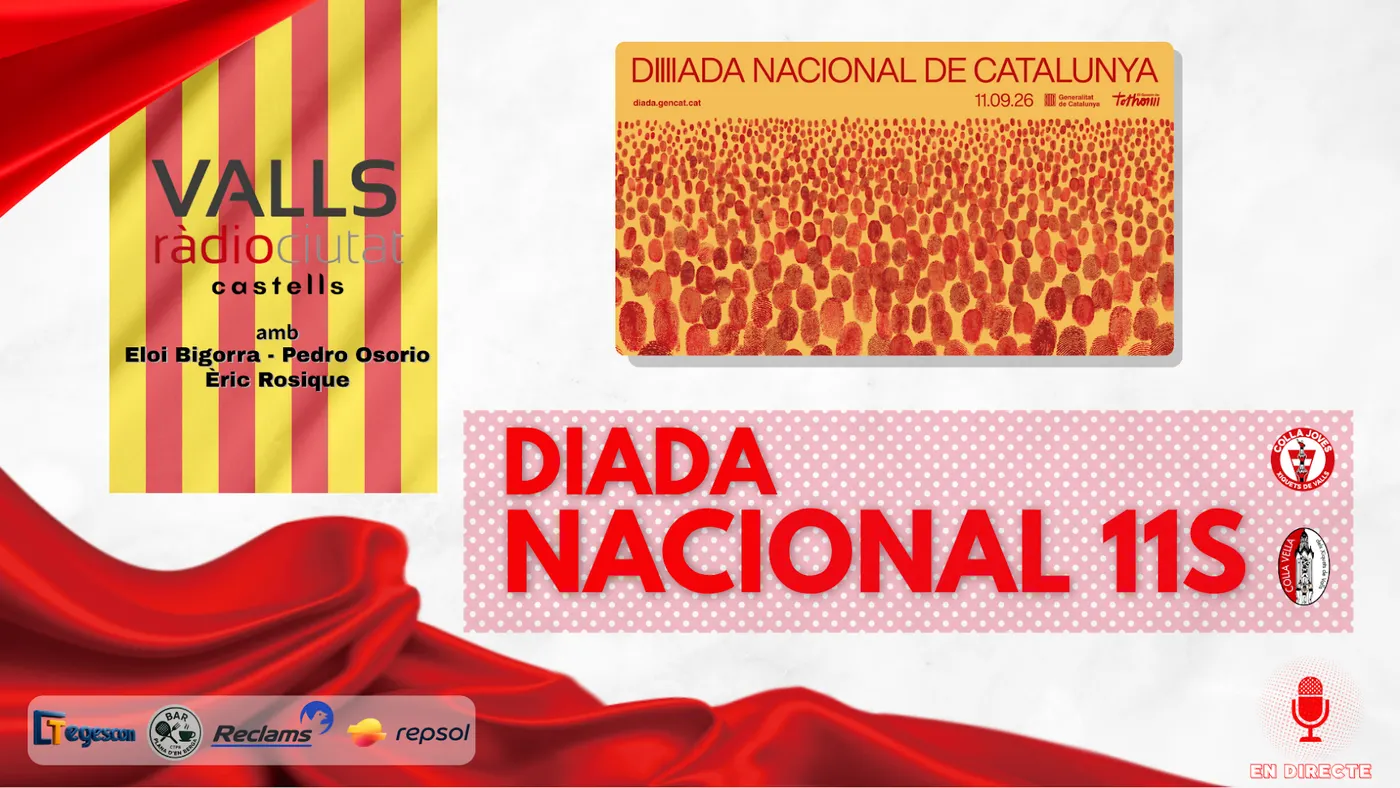 DIRECTE. Dijous 20.15h. La diada castellera del 10 de setembre 2026
