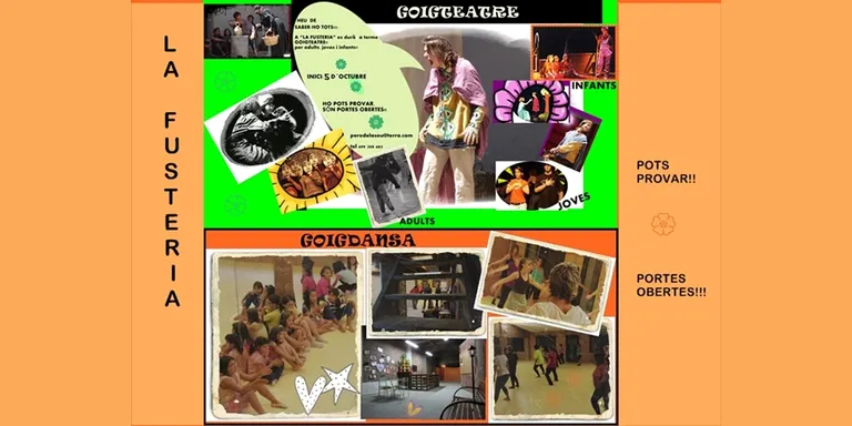 L'espai de teatre i dansa La Fusteria, a ple rendiment