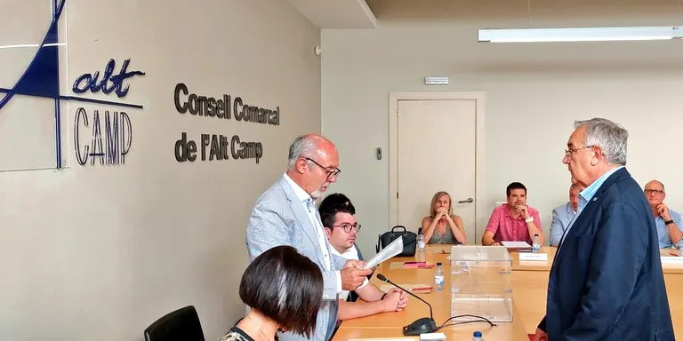 Mateu Montserrat és reelegit com a president del Consell Comarcal de l’Alt Camp