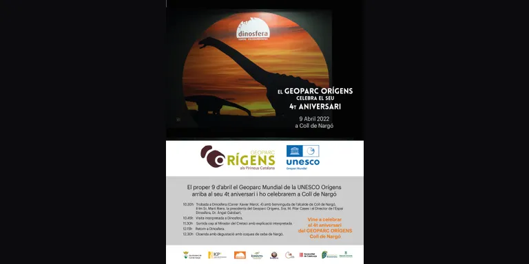 El Geoparc Orígens celebra el seu quart aniversari a Coll de Nargó