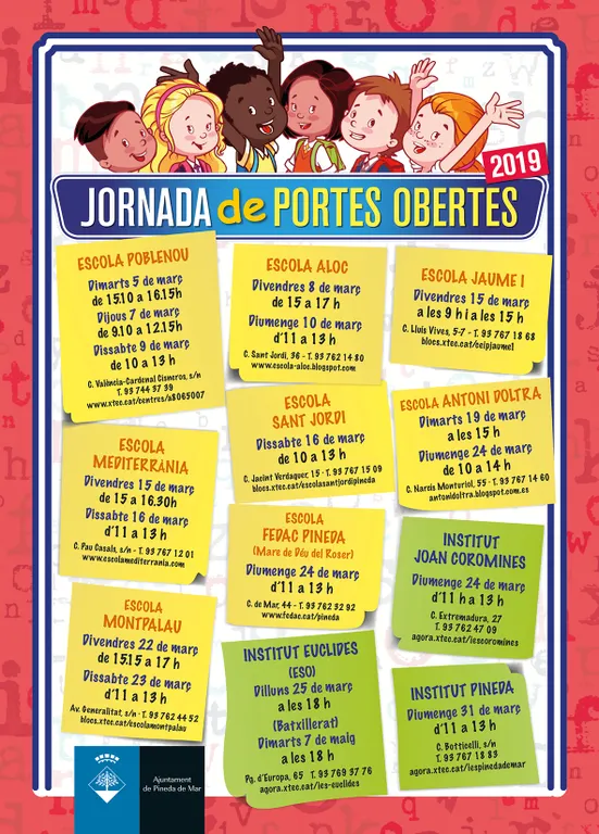 Jornades de Portes Obertes als centres educatius