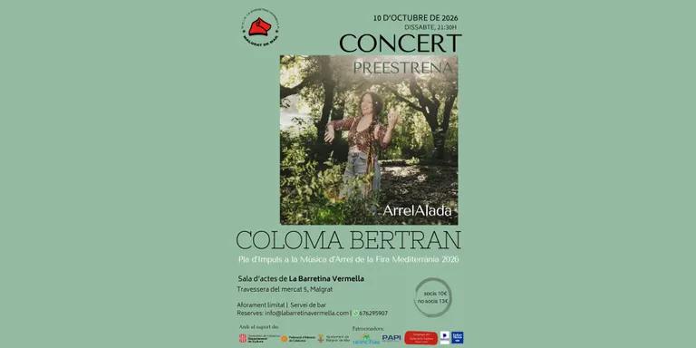 Coloma Bertran presenta ArrelAlada a La Barretina Vermella