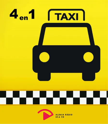 Quatre en un taxi