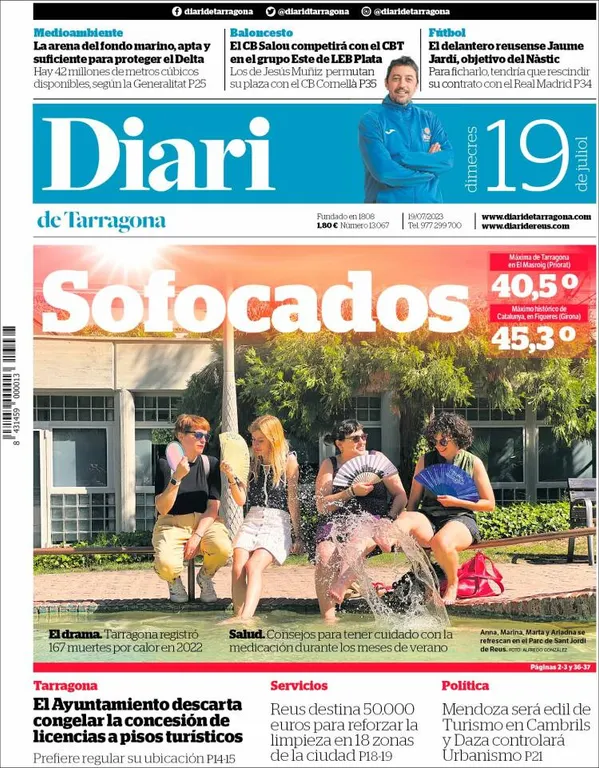 Consulta les portades dels diaris d'aquest 19 de juliol