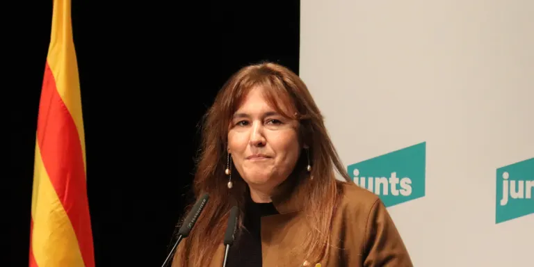 Borràs, sobre l'amnistia: "Fins al dia 30 no deixarem de treballar perquè la llei sigui el més robusta possible"