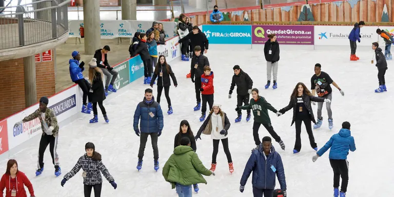 La pista de gel de Girona serà més prima per adaptar-se a la sequera i redueix un 40% l'ús d'aigua en dos anys