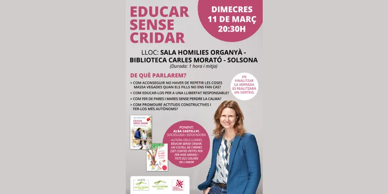 L'AMPA de l'Escola Arrels organitza una xerrada adreçada a les famílies sobre "Educar sense cridar"