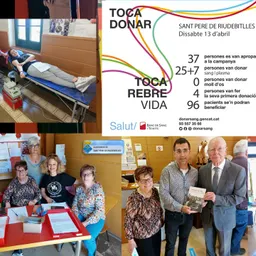 Resultats de la Donació de sang i plasma del dissabte 13 d’abril a Sant Pere de Riudebitlles. - episode art