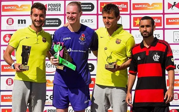 Llorenç Gómez aconsegueix amb el Barça el tercer lloc de la Barcelona Beach Soccer Cup i es proclama màxim golejador del campionat