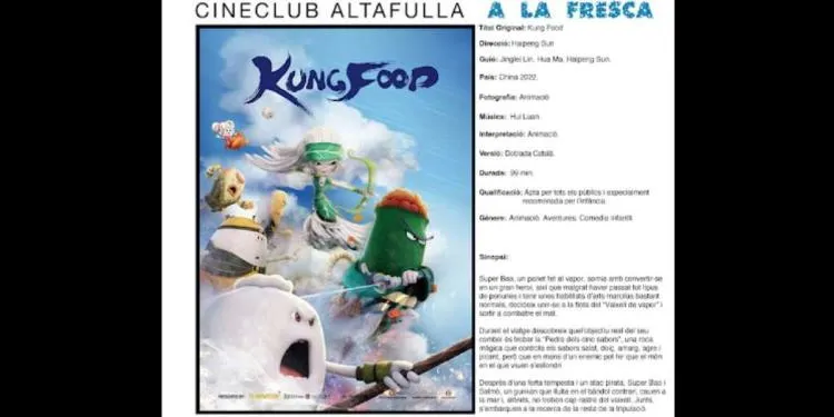 Arrenca aquest divendres la temporada de cinema a la fresca del Cineclub Altafulla Link