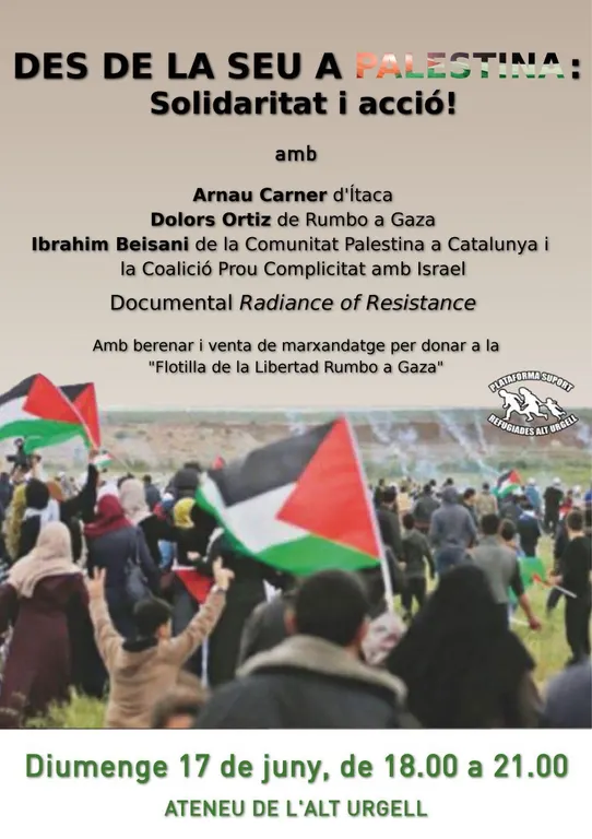 Xerrada a l'Ateneu Alt Urgell sobre la situació de Palestina