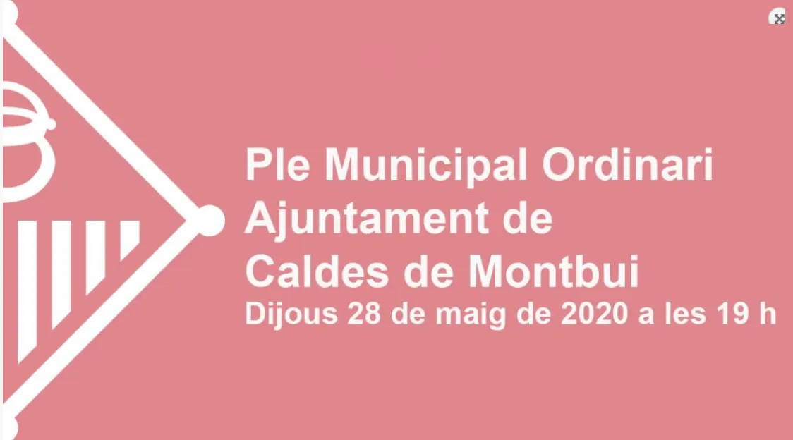Dijous d'atenció als mitjans de l'alcalde i de Ple Municipal de maig