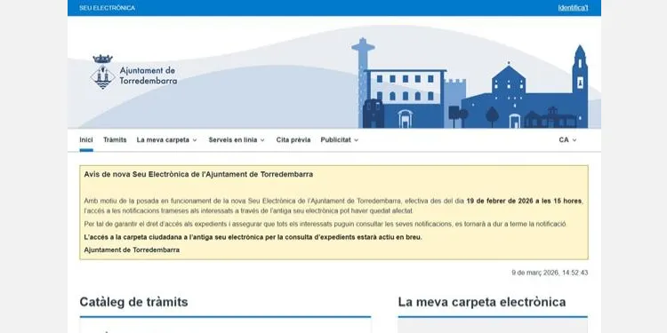 Torredembarra posa en marxa una nova seu electrònica, més senzilla i segura