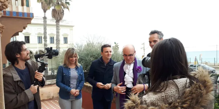 Les càmeres de l’Amo del Poble visiten Vilassar de Mar