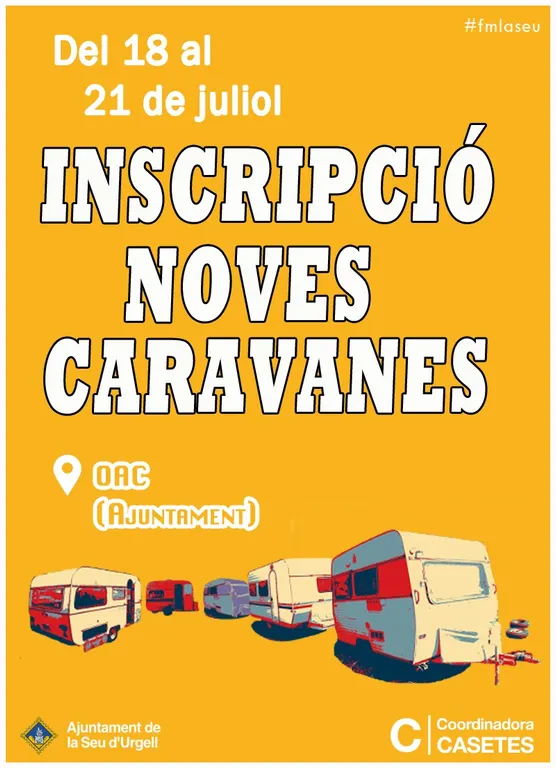 Obertes les inscripcions per a noves caravanes a l'Espai Casetes de la Festa Major