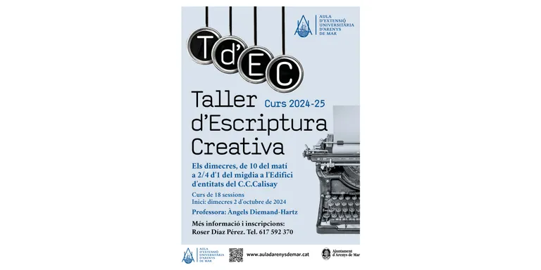 L'Aula d'Extensió Universitària programa un 'Taller d'Escriptura Creativa'