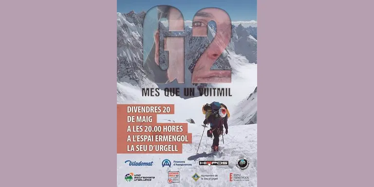 La UEU ofereix la projecció a la Seu d'Urgell del documental 'G2. Més que un 8.000'