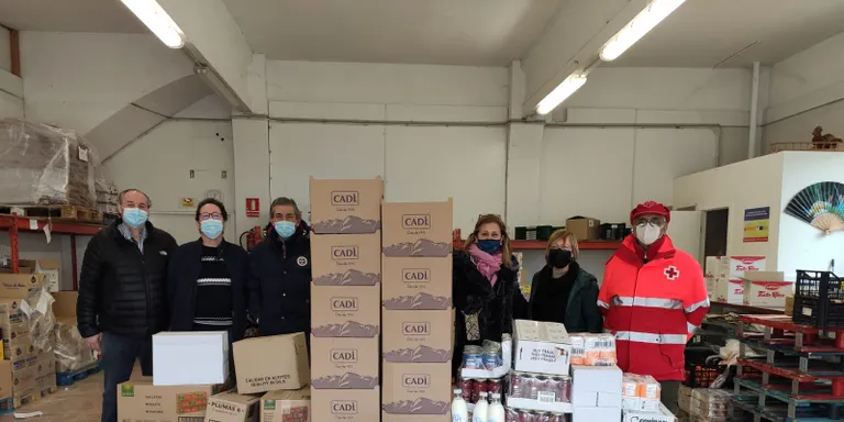 La Confraria de Sant Antoni de la Seu d'Urgell fa una donació a Aliments per la Solidaritat