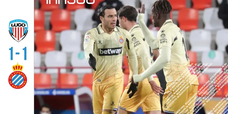 L’Espanyol treu un empat davant un Lugo dur de moldre (1-1)