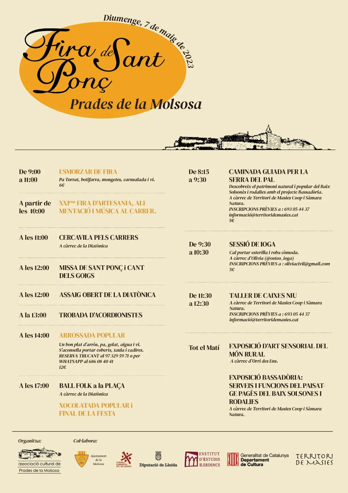 <strong>Prades de la Molsosa recupera la Fira de Sant Ponç després de la pandèmia</strong>