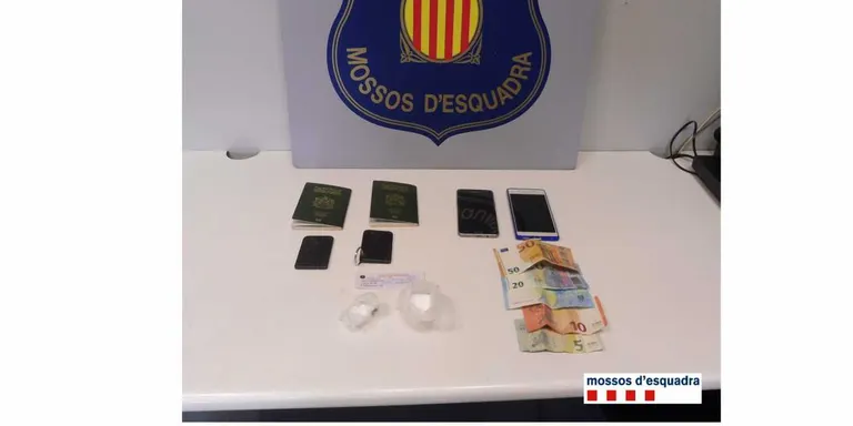 Els Mossos d'Esquadra detenen dues persones per tràfic de cocaïna a Agramunt