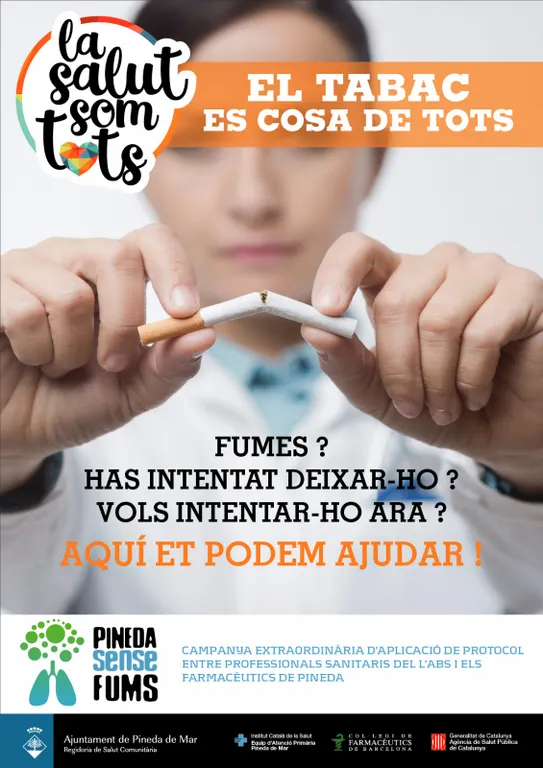 Si vols deixar de fumar, també et poden ajudar des de les farmàcies