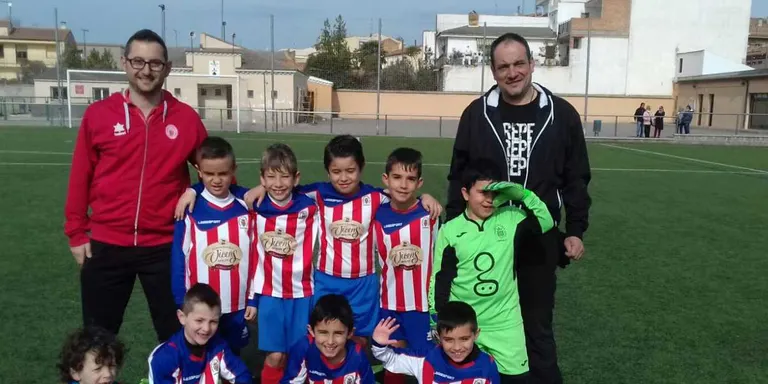 El pre-benjamí A del CF Agramunt, tercer a la classificació i amb la mirada posada als primers llocs