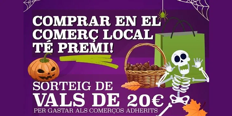 Roda de Berà posa en marxa la campanya 'Comprar en el comerç local té premi'