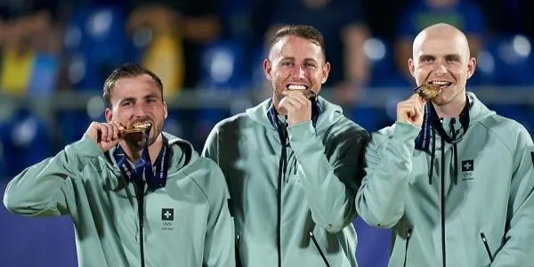El torrenc Eliott Mounoud es proclama campió de futbol platja amb Suïssa en els III Jocs Europeus