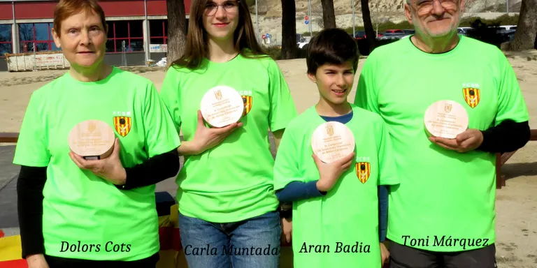 La selecció de Lleida de bitlles, amb la meitat de jugadors d'Olius, guanya el tercer Campionat de Seleccions Provincials