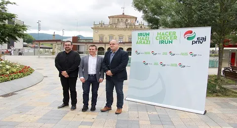 EAJ-PNV apuesta por la regeneración política y elige a Iridoy como candidato a la alcaldía de Irun