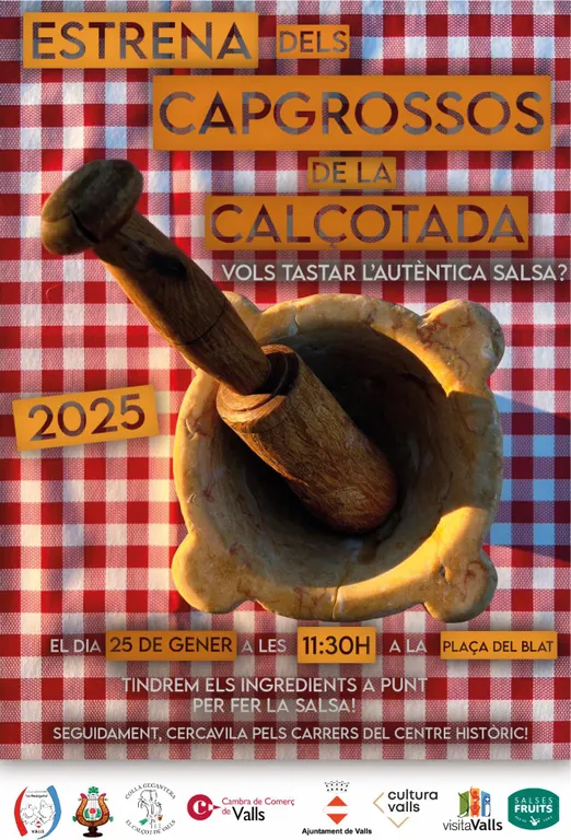 La Colla Pessigolla estrena els Capgrossos de la Calçotada