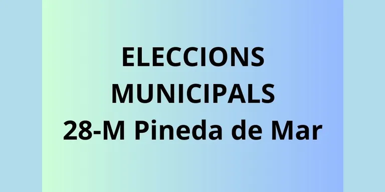 Eleccions 28M Pineda: Nou partits concorren a les eleccions municipals