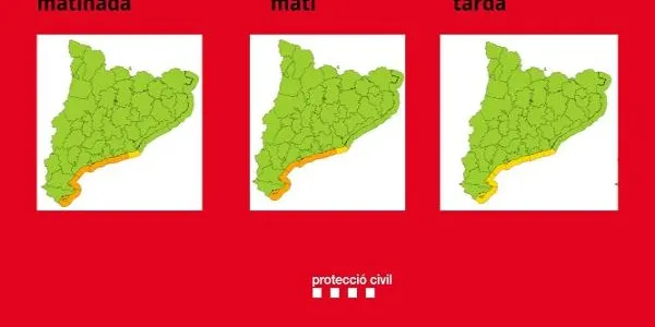 Activat el PROCICAT per la previsió de fort onatge durant tota la jornada d’aquest dimecres