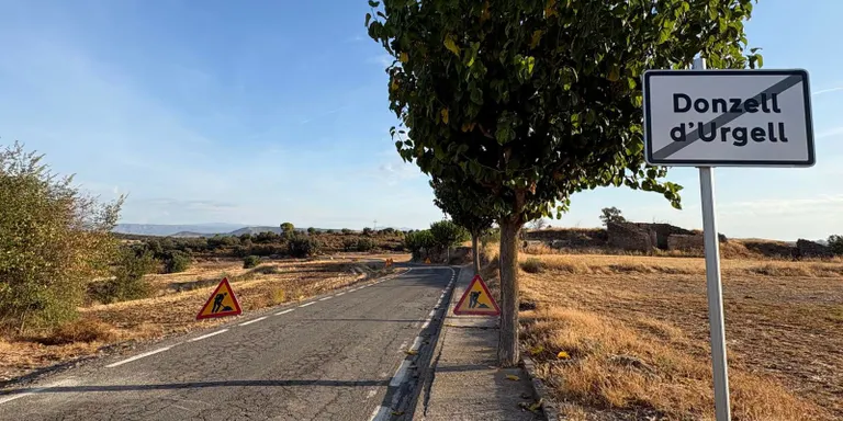 Comencen les obres de millora de la carretera LV-3023, per accedir a La Donzell