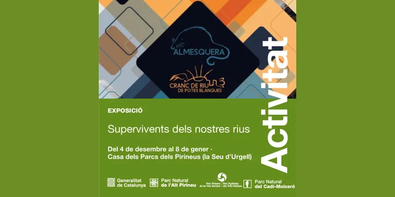 La Casa dels Parcs dels Pirineus acull l'exposició 'Supervivents dels nostres rius'