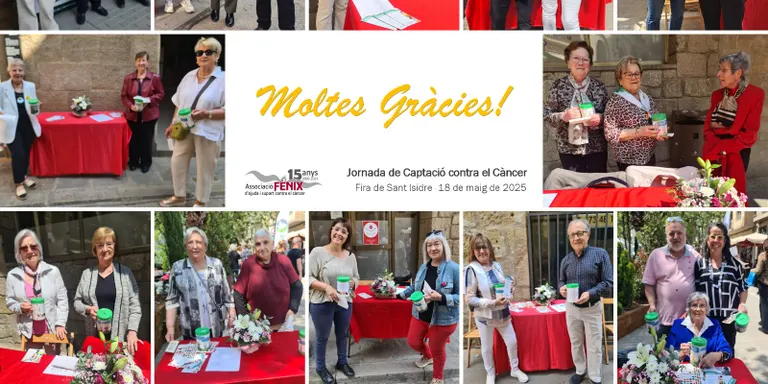 L'Associació Fènix recapta prop de 1.650 euros per la Fira de Sant Isidre