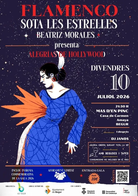 Begur estrena el cicle Flamenc sota les Estrelles per reforçar el llegat de Carmen Amaya