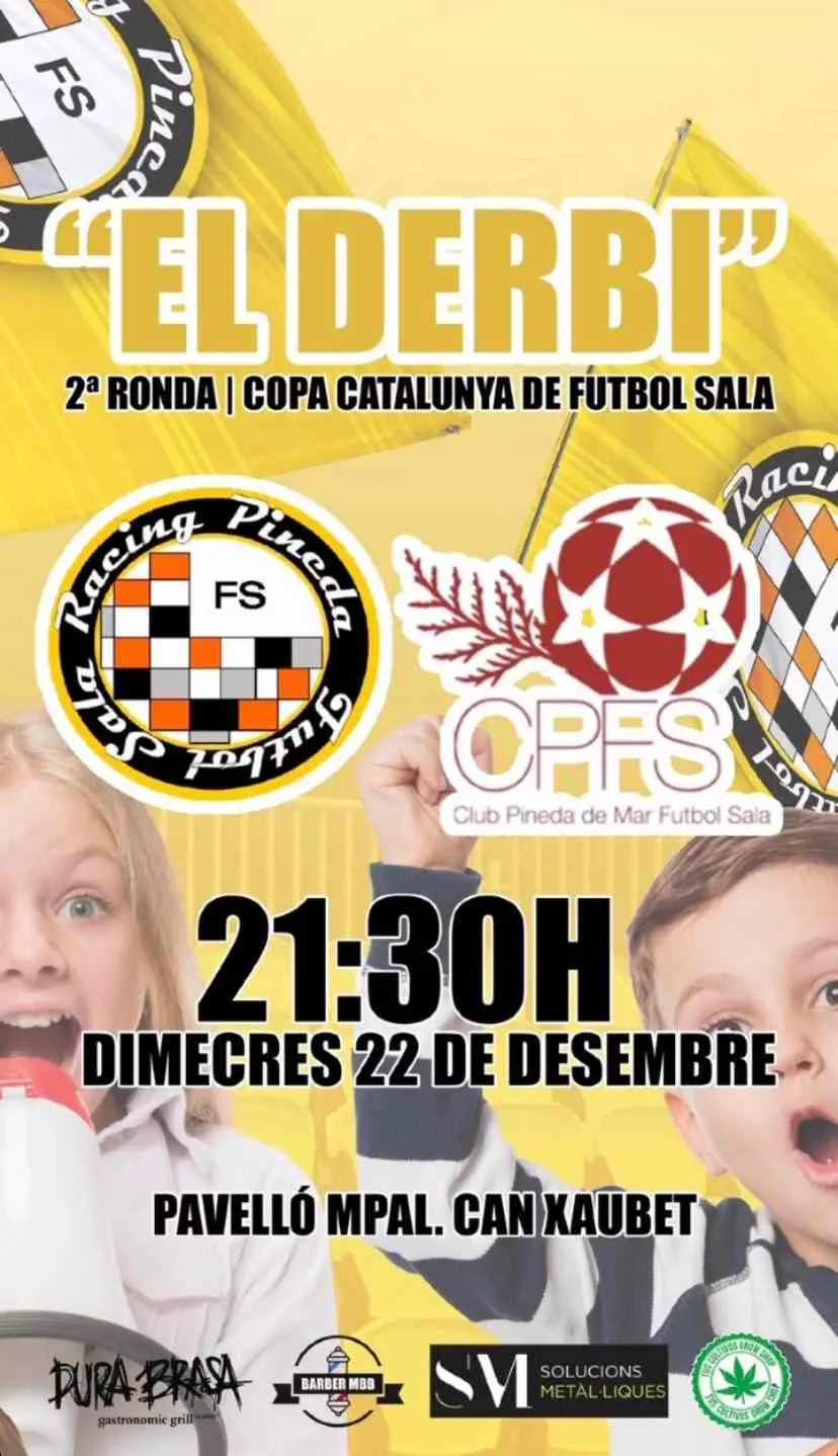 Derbi entre el Racing Pineda i el Pineda Futbol Sala