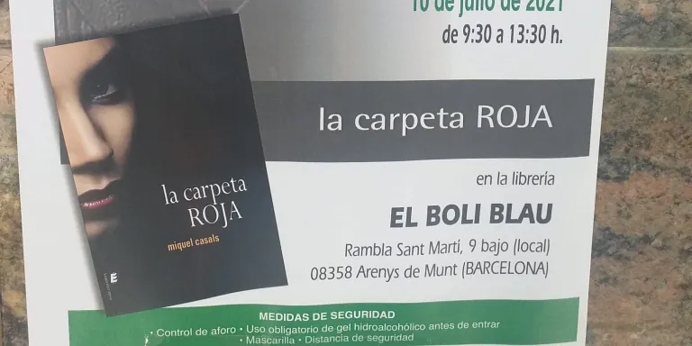 Miquel Casals signarà llibres dissabte al Boli Blau