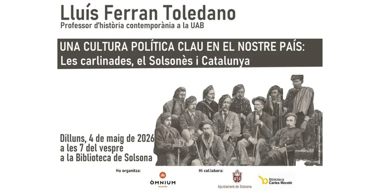 Òmnium Solsonès organitza una xerrada sobre les carlinades, el Solsonès i Catalunya