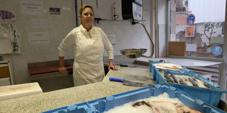 La peixateria Garví-Taberner d'Arenys abaixa la persiana després de 45 anys